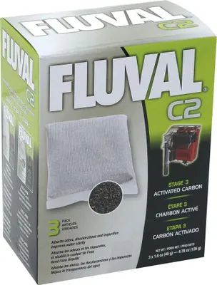 Image de Cartouche de charbon Fluval pour filtre C2 3 x 45 g
