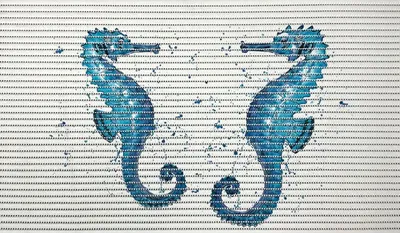 Produktbild von Anti-Rutsch-Matte Weichschaummatte Sympa-Nova Seahorses 48x80 cm