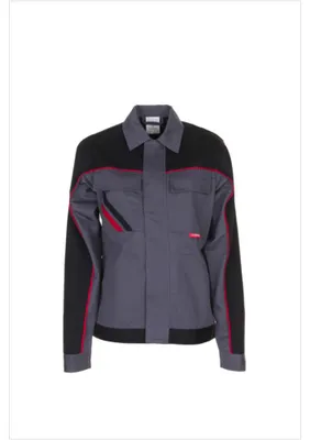 Produktbild von Planam  Highline Damen Bundjacke schiefer/schwarz/rot Gr. 48, 2319048