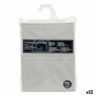 Obrázek produktu pro Povlak na polštář 45 x 0,2 x 70 cm šedý (12 kusů)