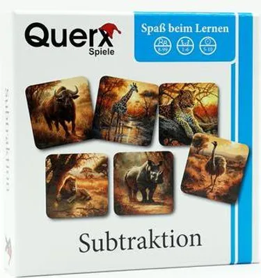 Produktbild von Lernspiel für Kinder zum Üben der Subtraktion mit Tiermotiven