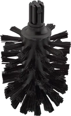 Produktbild von Hansgrohe Ersatzbürstenkopf AddStoris schwarz 93822000