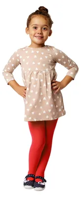 Image de Merry Style Collants pour enfants filles Microfibre 60 DEN WLSS001 (Rouge, 128-134)