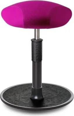 Produktbild von Sitz- Stehhocker Free Regular Triangel kvadrat Divina Mel. Pink schw. /schw..
