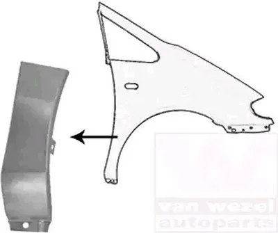 Image de VAN WEZEL Aile avant droite (5878156) pour VW Sharan SEAT Alhambra FORD