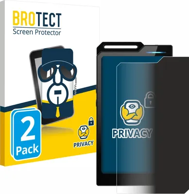 Produktbild von 2x BROTECT Sichtschutzfolie für Hiby R4 Anti-Spy Privacy Sichtschutz Blickschutz Folie Blaulicht-Schutz