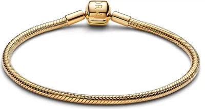 Produktbild von Pandora Schlangen-Gliederarmband Kugelverschluss Vergoldet 16 cm 563390C00
