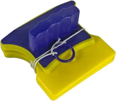 Zdjęcie produktu dla Magnetyczny czyścik do okien z podwójnym magnesem, przeznaczony do czyszczenia z obu stron, idealny do okien