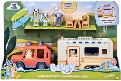 Immagine prodotto di Moose Toys Bluey Bluey's Ultimate Adventure Caravan Set con figure