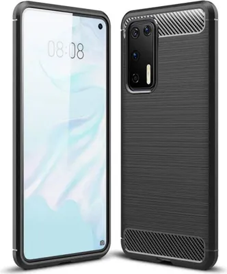 Obrázok produktu pre Carbon Shield TPU puzdro pre Huawei P40 - Čierna KP9461