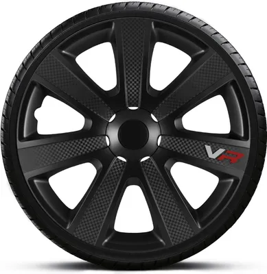 Produktbild von Radkappen Radzierblenden SATZ (4Stück) 16 Zoll VR CARBON BLACK Z461165