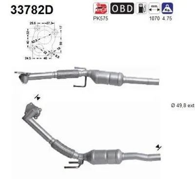 Zdjęcie produktu dla Katalizator Vw Polo 9N 1,4Tdi Fabia Cordoba