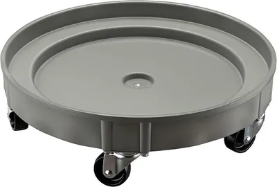 Produktbild von Fassroller bis 400 kg, robuster Transportroller ? 60 cm, Fasswagen mit Lenkrollen, Transporthilfe mit Rollen, Schwerlast Rollbrett für Fässer