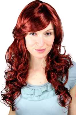 Produktbild von WIG ME UP Lockige, rote Perücke, 9329-35