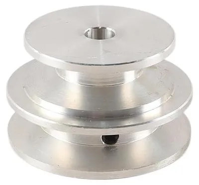 Obrázek produktu pro Dvojitá řemenice s montážními otvory, průměr 50 mm, otvor 8 mm