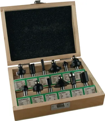 Produktbild von Fräsersatz 973CT12A05 HM Schaft-D.8mm 12-tlg.