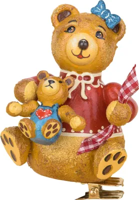 Immagine prodotto di Hubrig Volkskunst 'Baumclipser - Teddy Anni's Ollibär 8cm'
