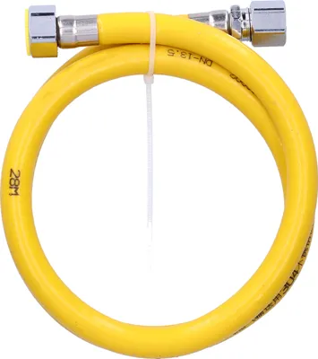 Obrázok produktu pre Hadica na palivový plyn 304 z nerezovej ocele Rúrka na skvapalnený plyn s armatúrami pre domácu kuchyňu (1 m ženský port port )