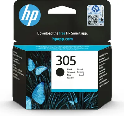 Immagine prodotto di HP 305 Black Original Ink Cartridge Cartuccia d'Inchiostro 1 pz Resa Standard