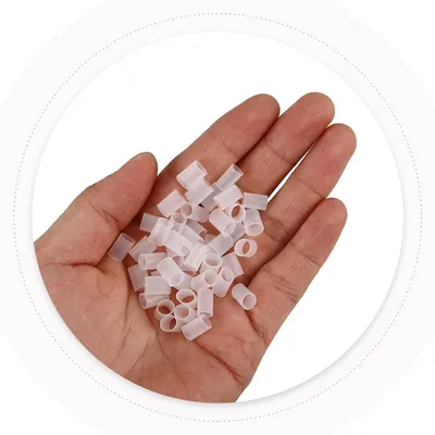 Produktbild von Flexible PE-Kissenfüllung, 500 g, mit verstellbarer Höhe und Nackenstütze, transparente elastische Füllwatte für tragbare Kissen im Heimgebrauch