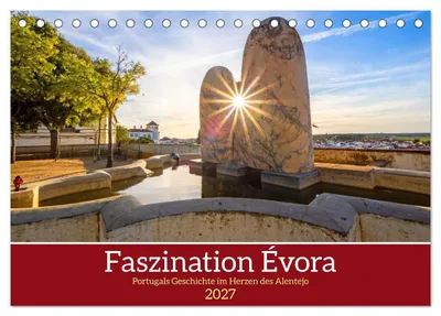 Produktbild von Faszination Évora (Tischkalender 2027 DIN A5 quer), CALVENDO Monatskalender