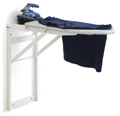 Productafbeelding van ARREDAMENTI STIROJOLLY Strijkplank voor aan de muur - 108 x 40 cm, wit