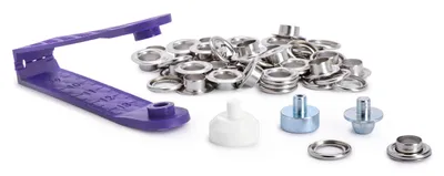 Obrázok produktu pre Prym 541374, Patentové kliešte, Kov, Strieborná, Strieborná, 8 mm, 24 kusov