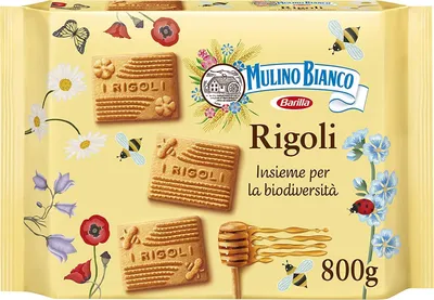 Produktbild von 3x Mulino Bianco Kekse mit Honig Rigoli 800g Kuchen Butterkeks cookies brioche