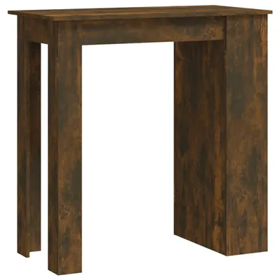 Obrázek produktu pro vidaXL Barový stůl s policí Smoked Oak 102x50x103,5cm Materiál dřeva