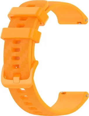Produktbild von Sport Ersatz Armband für Garmin Venu SQ 20mm Silikon Band Loop, Farbe:Gelb