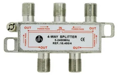 Produktbild von SAT/terrestrischer 4-Wege-Verteiler