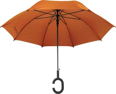 Produktbild von Regenschirm "Hände frei" / Farbe: orange