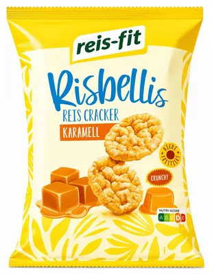 Produktbild von reis-fit Risbellis Reis Cracker Karamell 40g