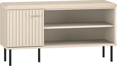 Produktbild von Schuhschrank mit Sitzbank Beistellschrank ALVA 15 kaschmir