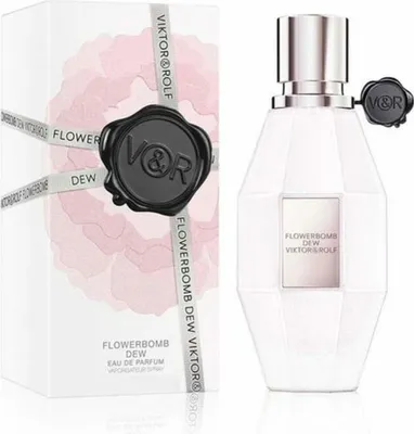 A product shot of a perfume bottle and its box, presented on a white background.