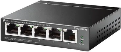 Obrázek produktu pro TP-Link TL-SG105MPE, L2, Gigabit Ethernet (10/100/1000), Podpora napájení po Ethernetu (PoE)