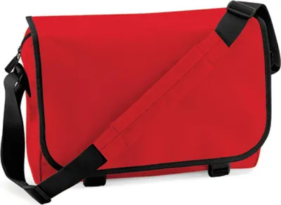 Produktbild von BagBase BG21 | Messenger Bag Umhängetasche | 38 x 30 x 12 cm - Farbe: Classic Red - Größe: 38 x 30 x 12 cm