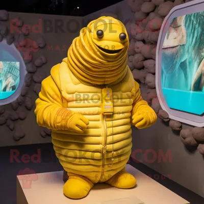 Obrázok produktu pre Kostým REDBROKOLY: Žltý trilobit s mikinou a náhrdelníkmi