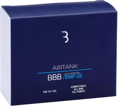 Produktbild von BBB Cycling BBB Cartidges Co2 Airtanks (10) silber - schnelle CO2-Nachfüllkar....