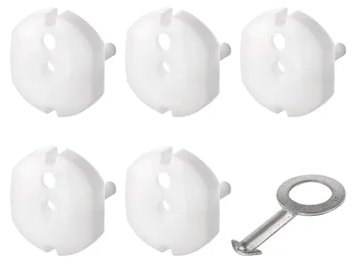 Image de 5 pièces Cache-prise Sécurité enfant Sécurité bébé Sécurité prise