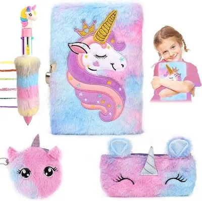 Produktbild von Famanu Tagebuch Einhorn mit Schloss - lila