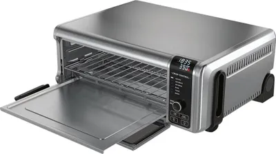 Produktbild von Ninja SP101, Heißluftfritteuse, 10 l, Eins/Eine(r), Schwarz, Edelstahl, Tasten, Drehregler, Eigenständig