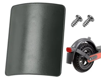 Image de Support de plaque d'immatriculation pour scooter électrique, accessoire en plastique, avec vis, pour plaques d'immatriculation jusqu'à 67x55 mm