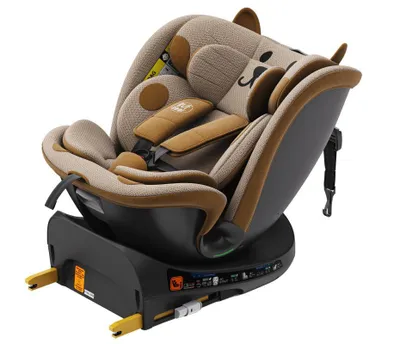 Obrázek produktu pro BUF BOOF® B-Joy DELUXE i-Size 40–150 cm dětská autosedačka, ISOFIX, otočná o 360°, poloha pro ležení 155°, poloha pro spánek, OrangeCAT