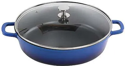 Produktbild von AluChef® Bräter, rund 32 cm / blau
