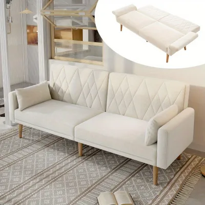 Image de Canapé-lit - Fauteuil convertible - Lit d'appoint - Canapé - Fauteuil - Canapé 2 places avec fonction lit