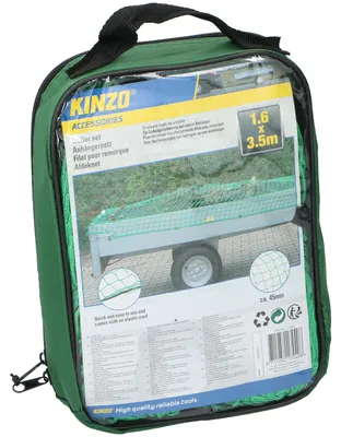 Produktbild von Kinzo Anhangernetz - grun - 160 x 350 cm