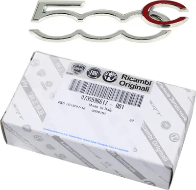 Produktbild von Original Fiat Emblem Schriftzug Logo Seitlich Links 500 500 C Abarth 735496473