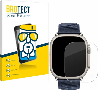 Produktbild von BROTECT Schutzglas für Apple Watch Hermès Ultra 2 Schutzfolie Panzer Folie Glas Display Schutz klar