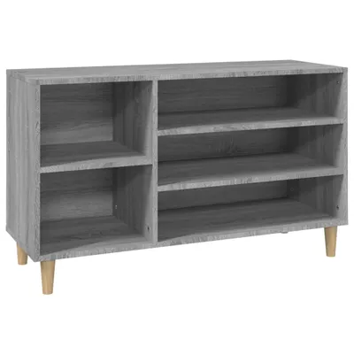Immagine prodotto di vidaXL Portascarpe grigio Sonoma 102x36x60 cm Materiale a base di legno